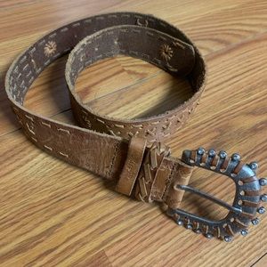 Miss Me leather belt
